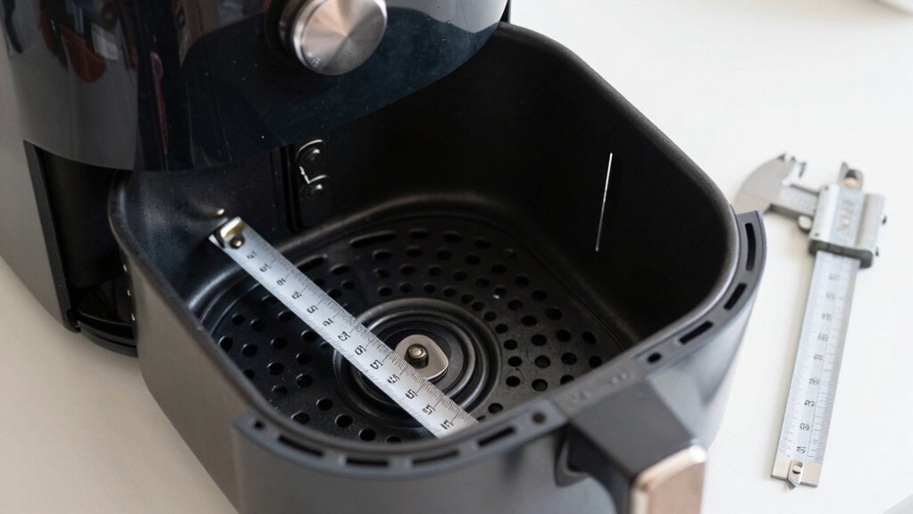 air fryer basket dimensions guide
