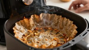 air fryer parchment liner safety