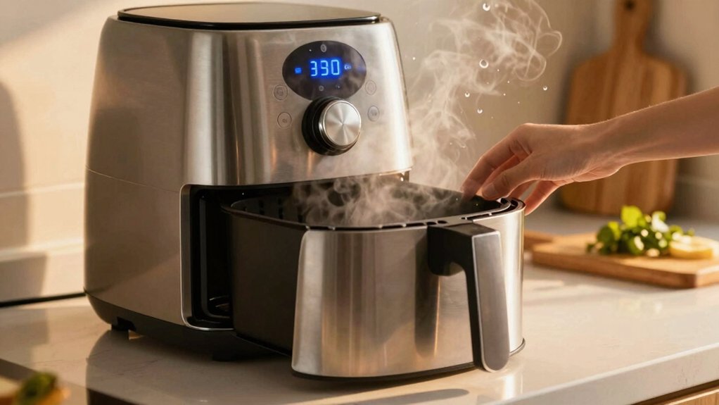 air fryer preheating guidance