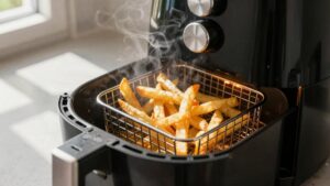 air fryers circulate hot air