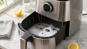 clean air fryer thoroughly after cooking