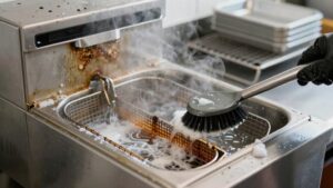 deep fryer cleaning and degreasing guide