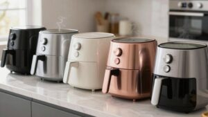 digital air fryers with knob locks