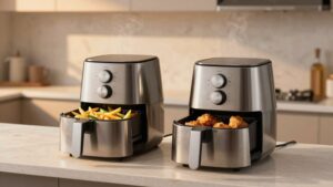 dual basket air fryers sync cook 2026