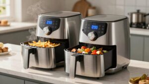 dual basket air fryers with independent timers