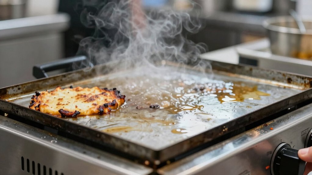 electric griddle hotspot management