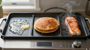 electric griddle temperature zones explained