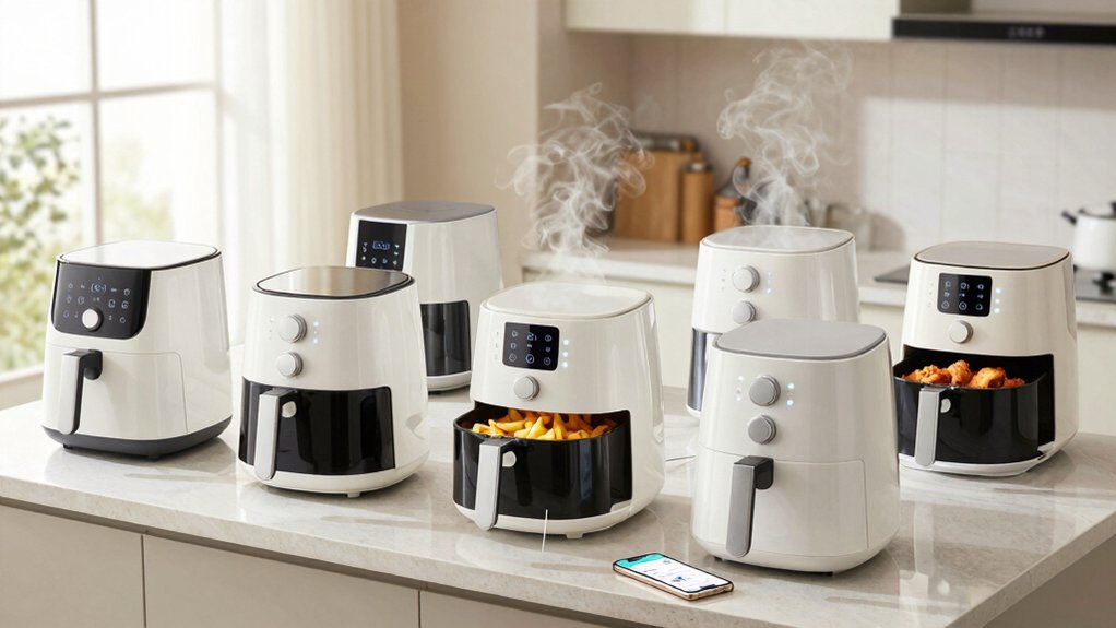 four word summary smart air fryers 2026 apps