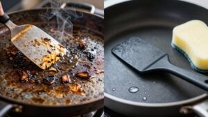 griddle seasoning vs care