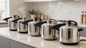 pressure cookers with steam release switches