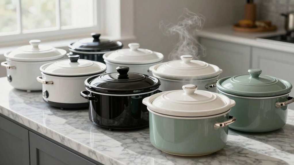 removable crocks top slowcookers
