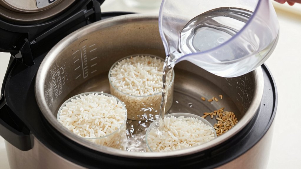 rice cooker grain water ratios