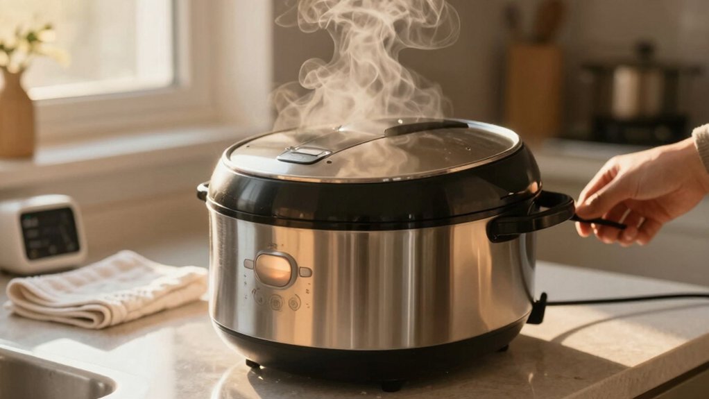 rice cooker keep warm safety