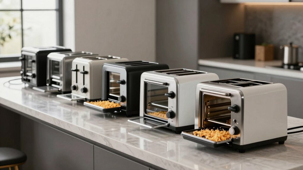 top toaster ovens with crumb trays