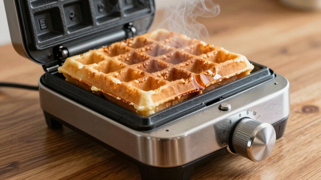 waffle maker doneness control
