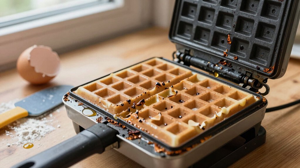 waffle maker sticking causes and fixes