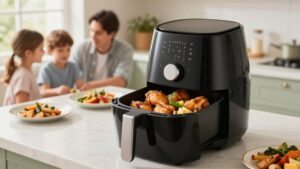 four person air fryer sizing