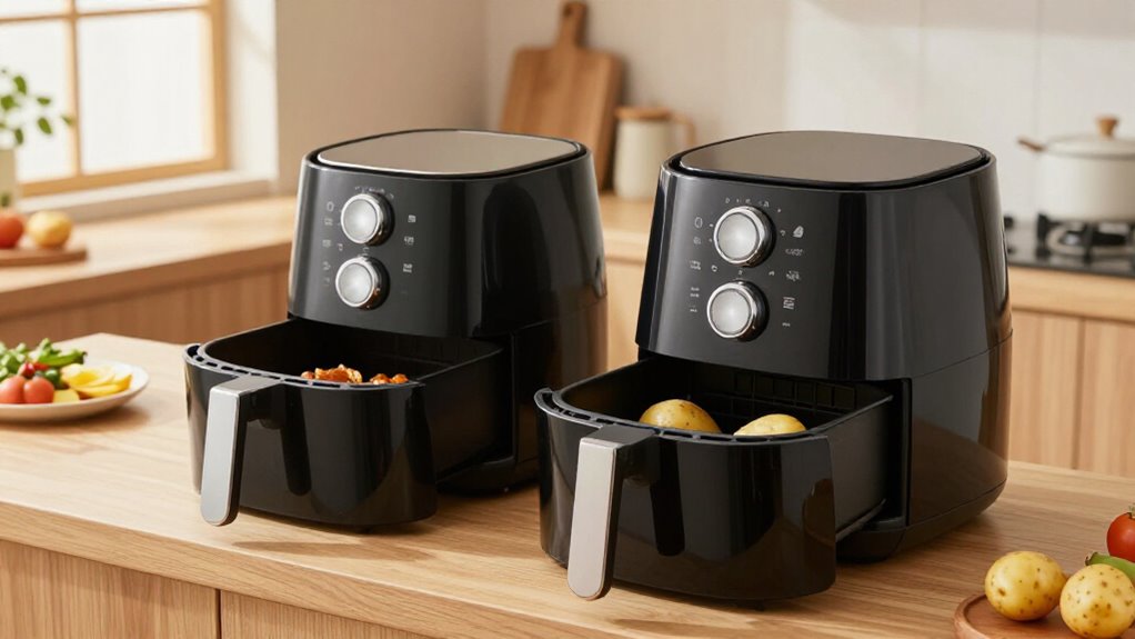 small vs large air fryer capacity